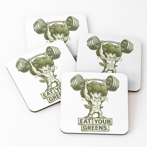Item preview, Broccoli Weightlifter Bold Tee designed and sold by Ortsas.