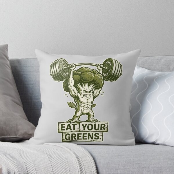 Item preview, Broccoli Weightlifter Bold Tee designed and sold by Ortsas.