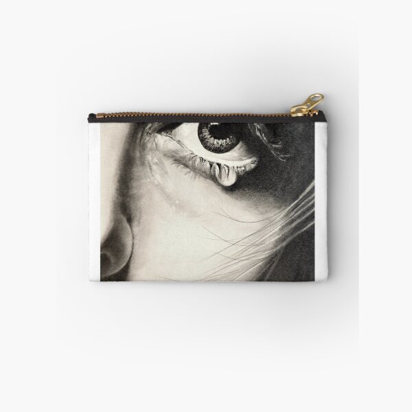 Item preview, Silent Tears – Hyper Realistic Crying Eye Charcoal Drawing designed and sold by BoyanVBart.