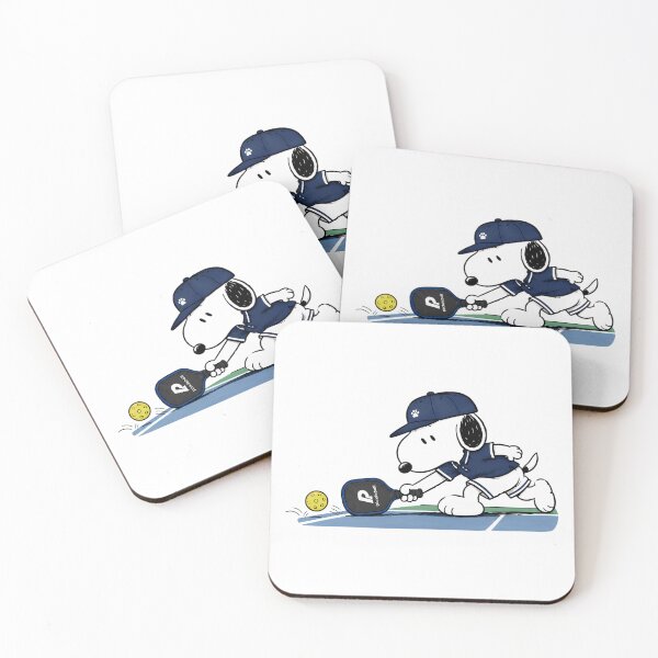 Item preview, Pickleball Snoopy Dink Shot Graphic, Funny Cartoon Paddle Sports Design designed and sold by artizallart.