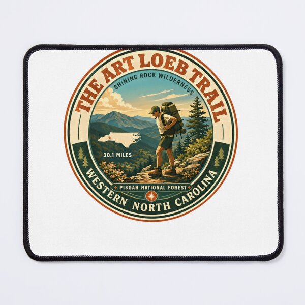 Item preview, The Art Loeb Trail Shining Rock Wilderness Pisgah National Forest Western North Carolina Hiking Backpacking Explorer designed and sold by Simsimah26Parks.