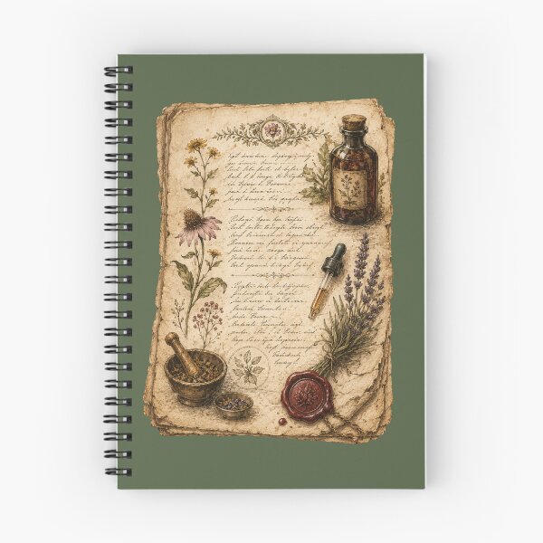 Item preview, Vintage Botanical Tincture Recipe Print – Antique Apothecary Herbal Art designed and sold by MagicMakerPh.