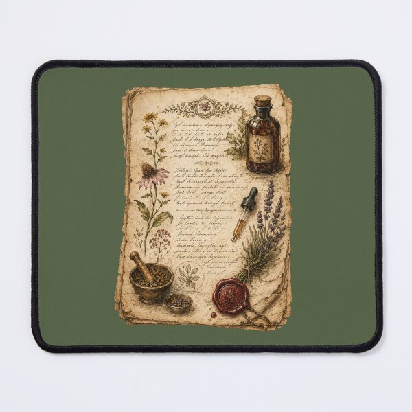 Item preview, Vintage Botanical Tincture Recipe Print – Antique Apothecary Herbal Art designed and sold by MagicMakerPh.