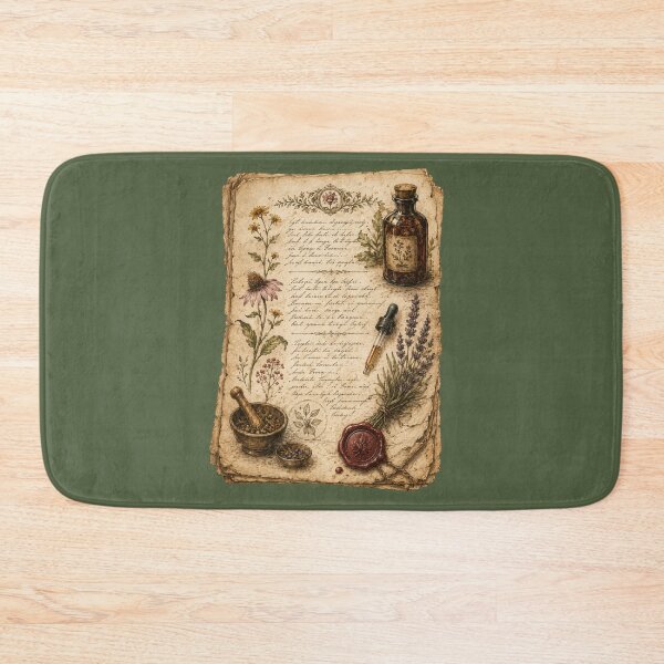 Item preview, Vintage Botanical Tincture Recipe Print – Antique Apothecary Herbal Art designed and sold by MagicMakerPh.