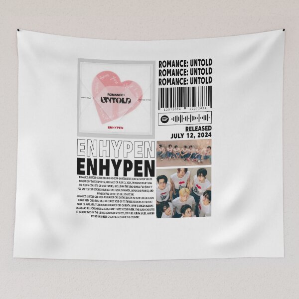 Item preview, BlvckStyle ENHYPEN Shirt, Romance Untold Album Vintage, Enhypen Kpop Album Bootleg 90s Gift Unisex Shirt, Hoodie, Sweatshirt designed and sold by BerryHand.