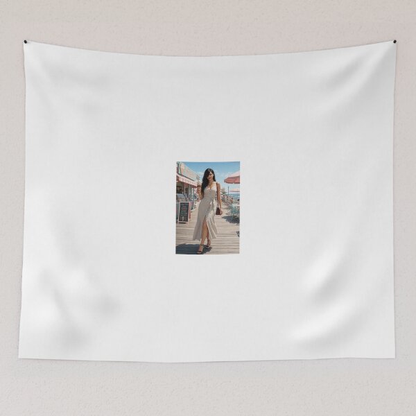 Item preview, Cassandra Kaine eating ice cream on boardwalk designed and sold by CathryneDelamort.