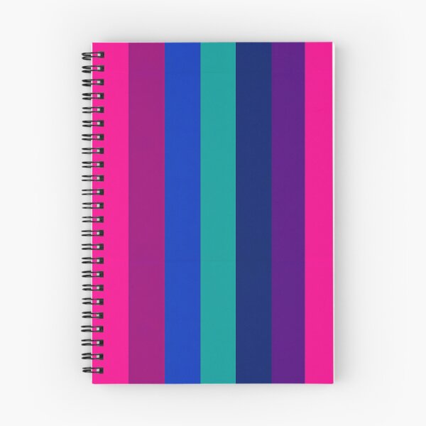 Item preview, Cool winter colour palette stripe design designed and sold by KLflorals.