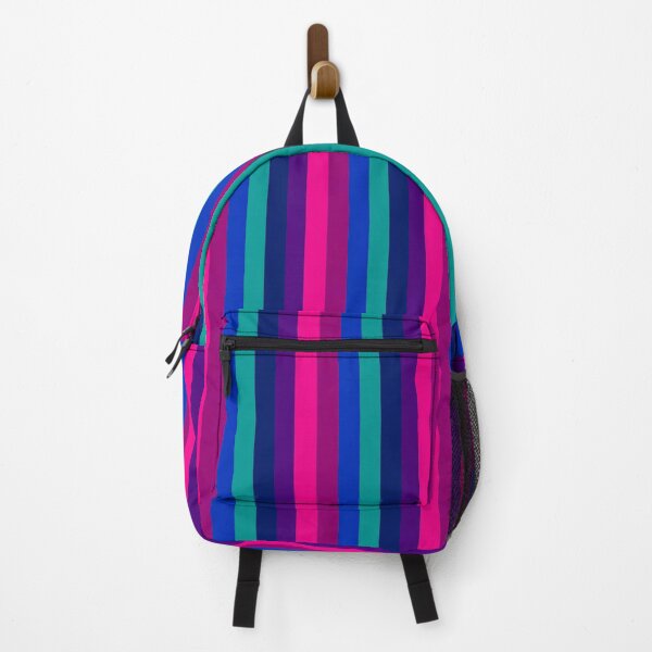 Item preview, Cool winter colour palette stripe design designed and sold by KLflorals.