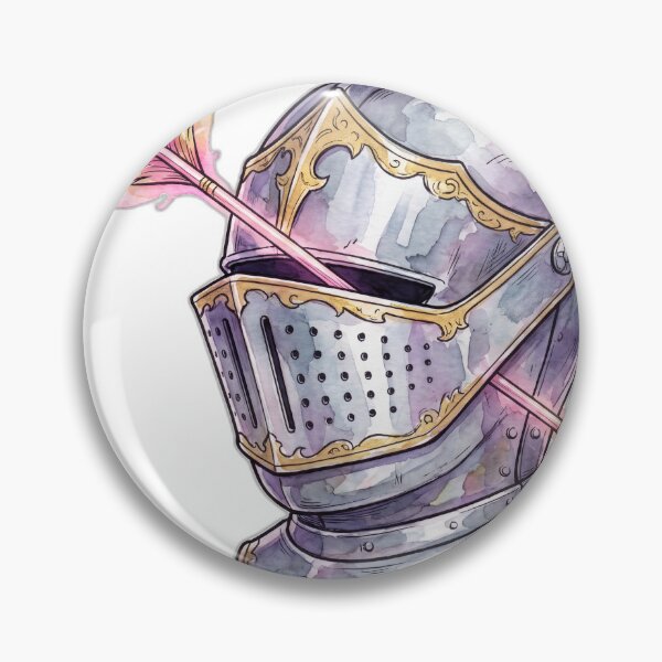 Item preview, He Falls First Knight Helmet designed and sold by ryanguas.