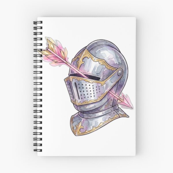 Item preview, He Falls First Knight Helmet designed and sold by ryanguas.