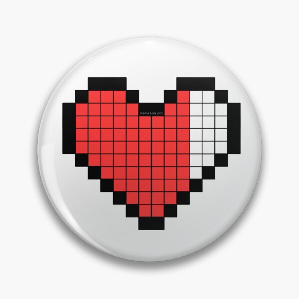 Item preview, Pixel Heart 3/4 designed and sold by Potatohuttt.