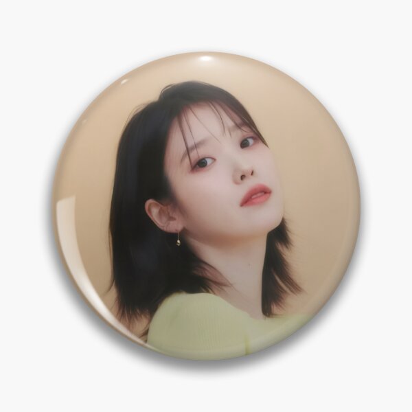 Item preview, Iu/Lee Ji-eun Korean Idol - Pastel Yellow Sweater Minimalist Kpop Sticker designed and sold by Billy Morfo™.