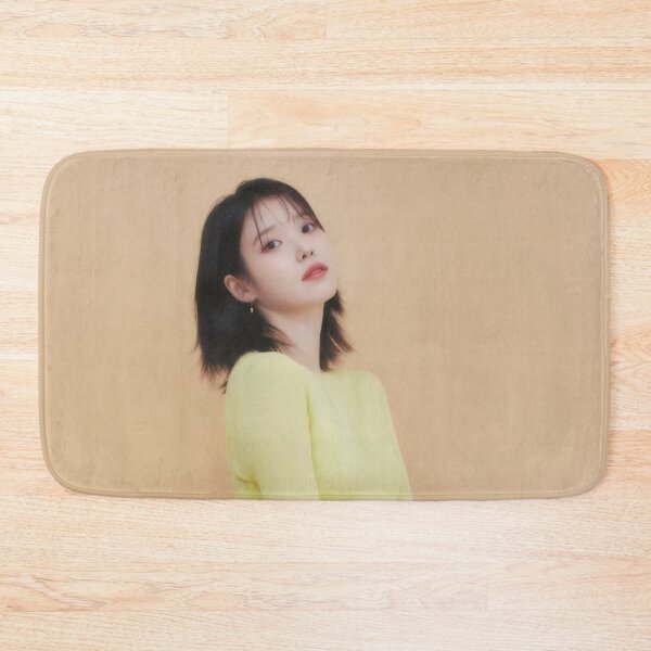 Item preview, Iu/Lee Ji-eun Korean Idol - Pastel Yellow Sweater Minimalist Kpop Sticker designed and sold by William Cano.