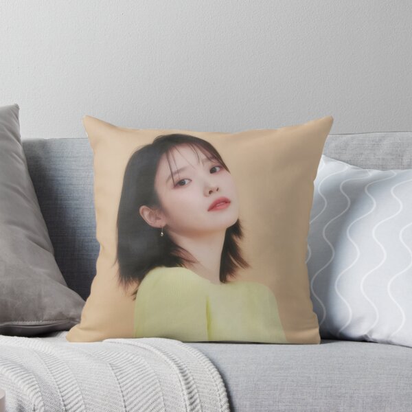 Item preview, Iu/Lee Ji-eun Korean Idol - Pastel Yellow Sweater Minimalist Kpop Sticker designed and sold by William Cano.