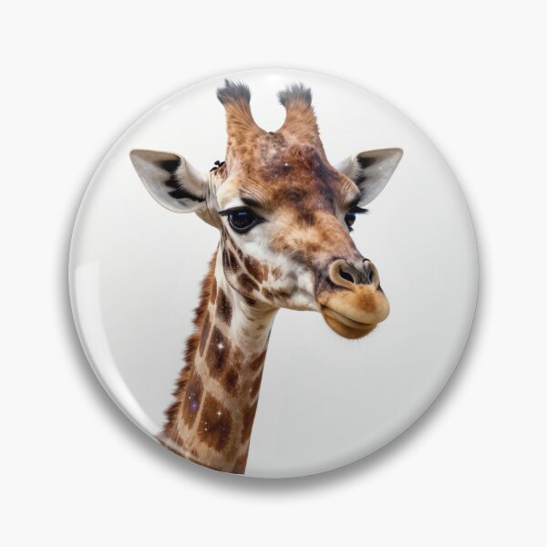 Item preview, Cute Realistic Stellar Giraffe with Star Patterns - Adorable Galaxy Long Neck Art designed and sold by MrArtist Shop.