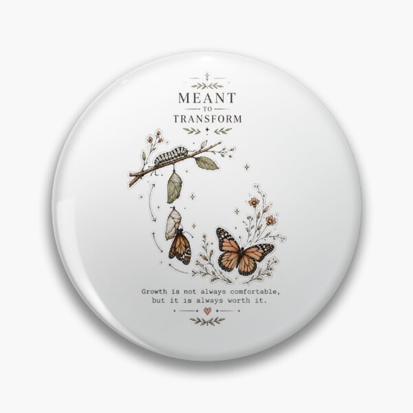 Item preview, Butterfly Transformation | Inspirational Botanical Art designed and sold by Desvyn.