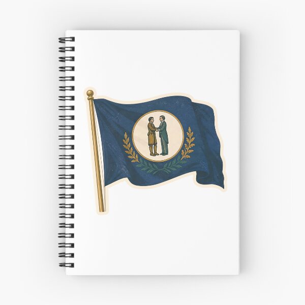 Item preview, Kentucky State Flag Watercolor designed and sold by ChemicalXShop.