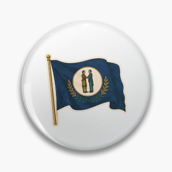 Item preview, Kentucky State Flag Watercolor designed and sold by ChemicalXShop.