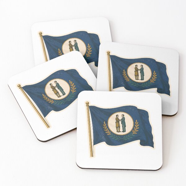 Item preview, Kentucky State Flag Watercolor designed and sold by ChemicalXShop.