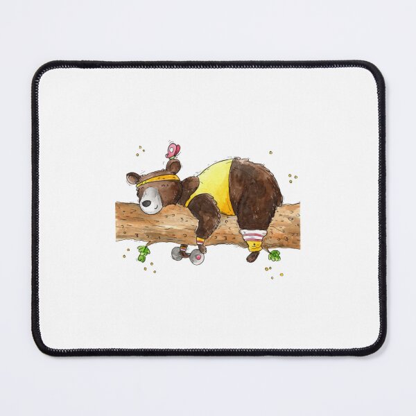 Item preview, Exercise Bear Cute Vintage Teddy Gymnastics Workout Design designed and sold by VickyKuhnart.