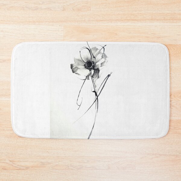 Item preview, Ethereal Anemone – Minimalist Fine Line Floral Sketch designed and sold by BoyanVBart.