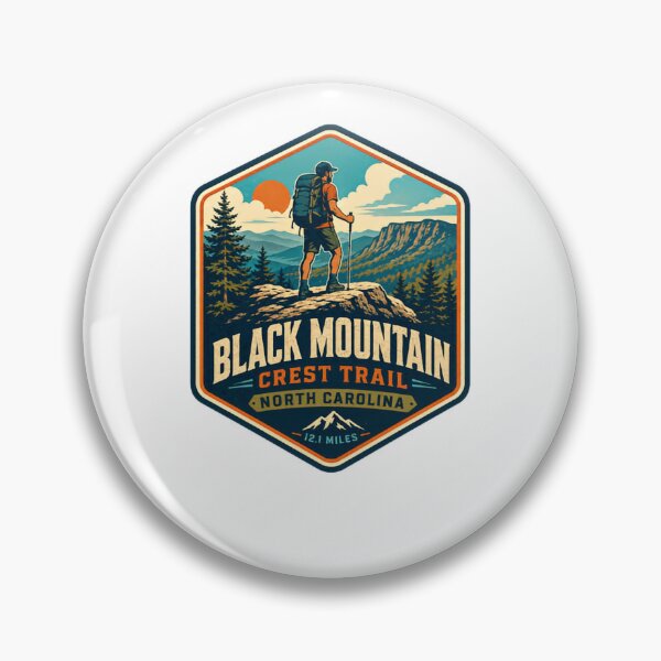 Item preview, Black Mountain Crest Trail North Carolina 12.1 Miles Hiking Mountain Hiker Adventure designed and sold by Simsimah26Parks.