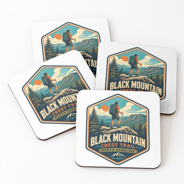 Item preview, Black Mountain Crest Trail North Carolina 12.1 Miles Hiking Mountain Hiker Adventure designed and sold by Simsimah26Parks.