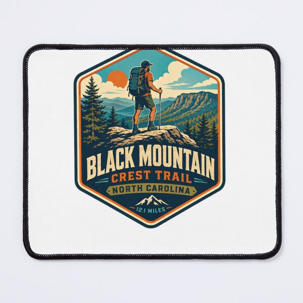 Item preview, Black Mountain Crest Trail North Carolina 12.1 Miles Hiking Mountain Hiker Adventure designed and sold by Simsimah26Parks.