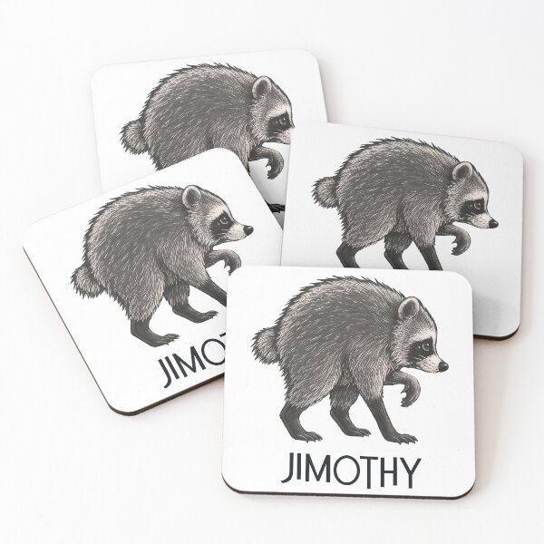 Item preview, Funny Jimothy Raccoon Meme designed and sold by ViVarRi.