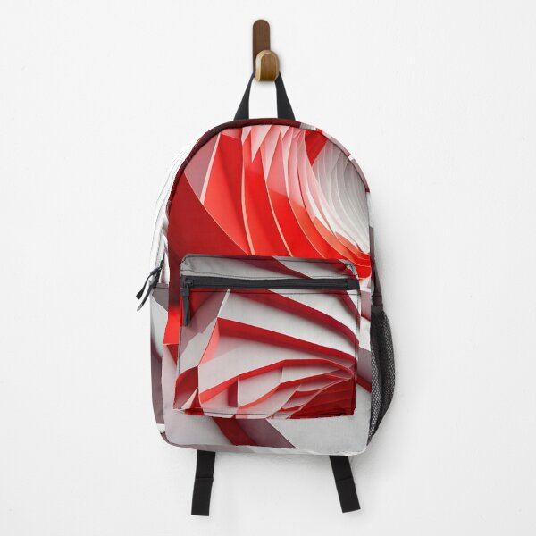 Item preview, Spiral Red and White Tunnel designed and sold by Vicky Brago-Mitchell®.