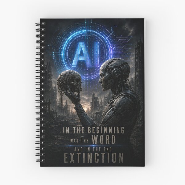 Item preview, AI - In the beginning was the word and in the end extinction designed and sold by MetusArt.
