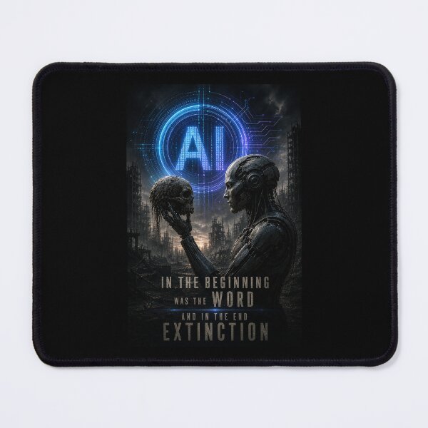 Item preview, AI - In the beginning was the word and in the end extinction designed and sold by MetusArt.