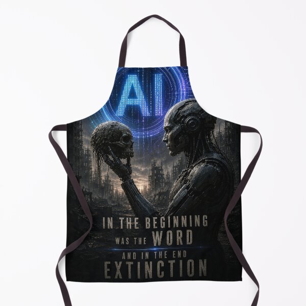 Item preview, AI - In the beginning was the word and in the end extinction designed and sold by MetusArt.