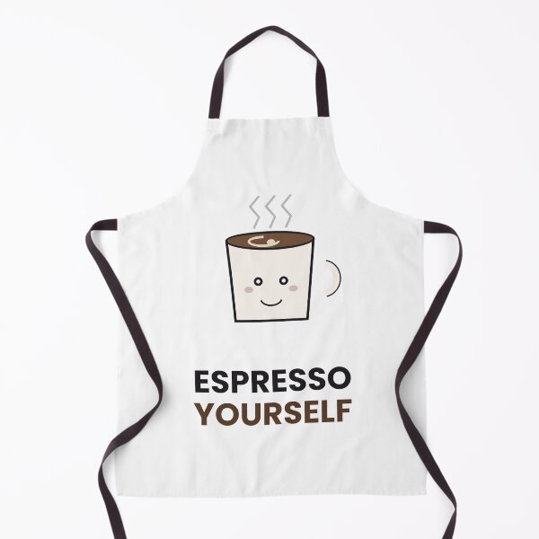 Item preview, Espresso Yourself Funny Coffee Pun Sticker designed and sold by QuirkyCartel.