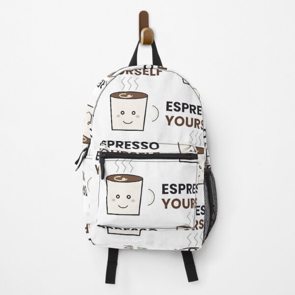 Item preview, Espresso Yourself Funny Coffee Pun Sticker designed and sold by QuirkyCartel.