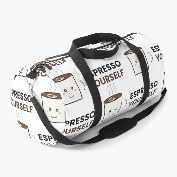 Item preview, Espresso Yourself Funny Coffee Pun Sticker designed and sold by QuirkyCartel.