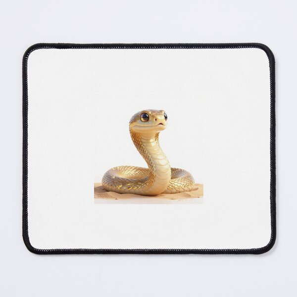 Item preview, Cute Realistic Mystic Desert Snake with Golden Patterns - Adorable Fantasy Reptile Art designed and sold by MrArtist Shop.
