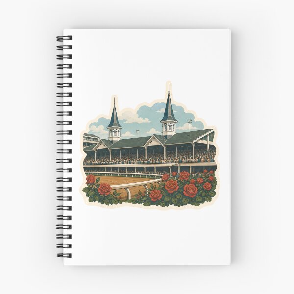 Item preview, Churchill Downs Racetrack Watercolor designed and sold by ChemicalXShop.