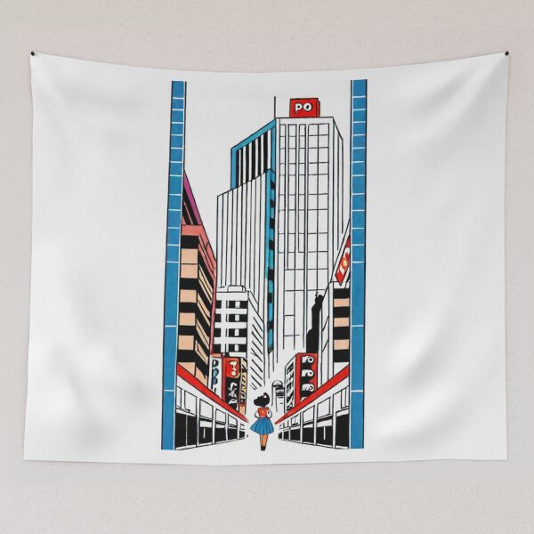 Item preview, Art - Japanese City Pop Style, Retro Urban Aesthetic of the 1980s designed and sold by Reverso-Design.