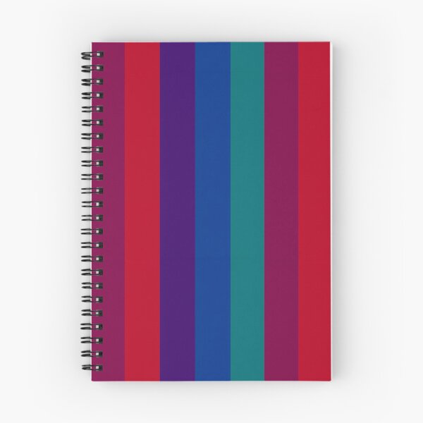 Item preview, Deep winter colour palette stripe design designed and sold by KLflorals.