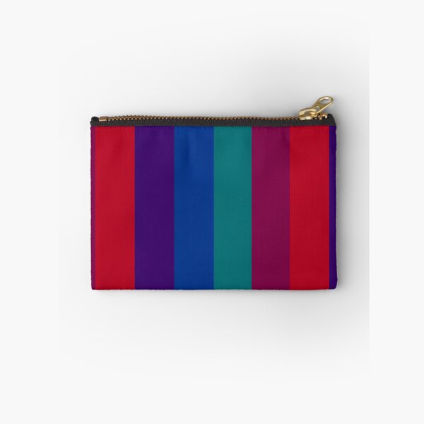 Item preview, Deep winter colour palette stripe design designed and sold by KLflorals.