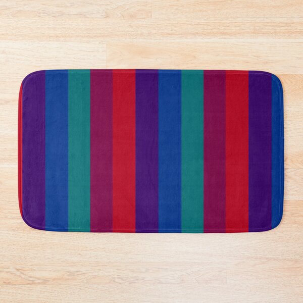 Item preview, Deep winter colour palette stripe design designed and sold by KLflorals.