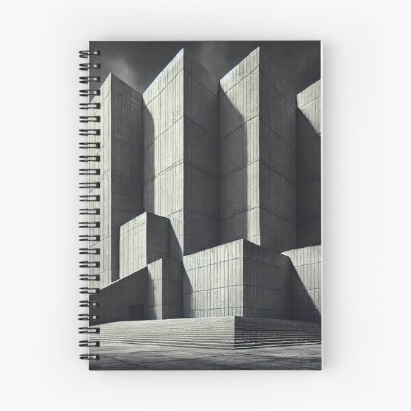 Item preview, Monolithic Brutalist Architecture | Minimalist Concrete Cityscape designed and sold by rigelcreation.