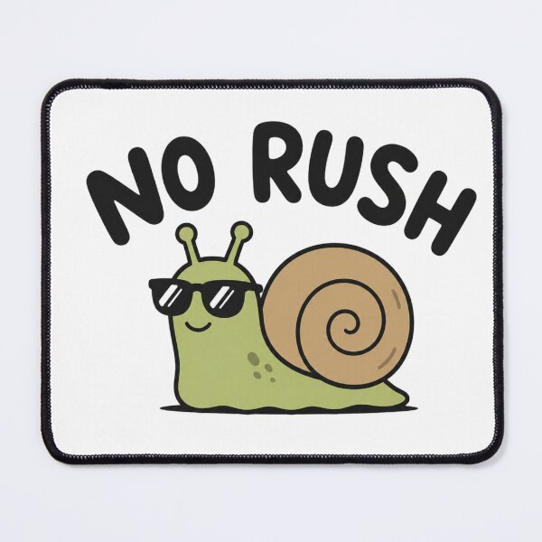 Item preview, no rush slow snail designed and sold by vecart34.