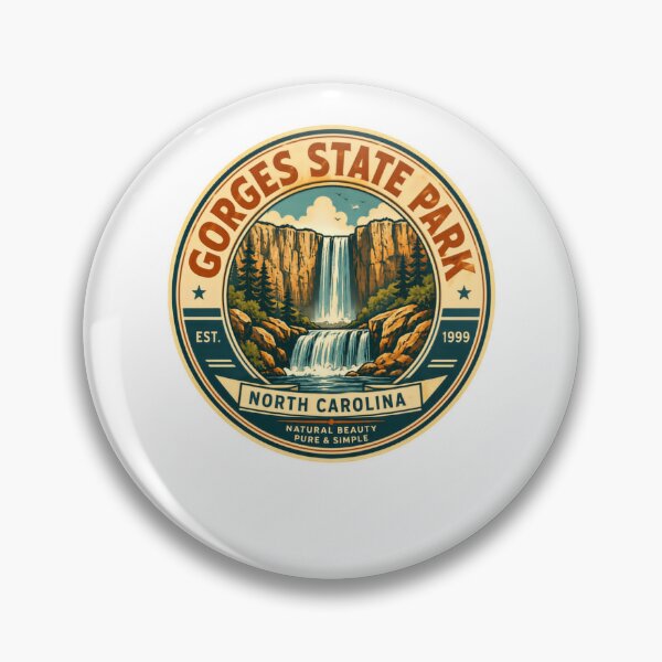Item preview, Gorges State Park North Carolina Waterfall Hiker Traveler designed and sold by Simsimah26Parks.