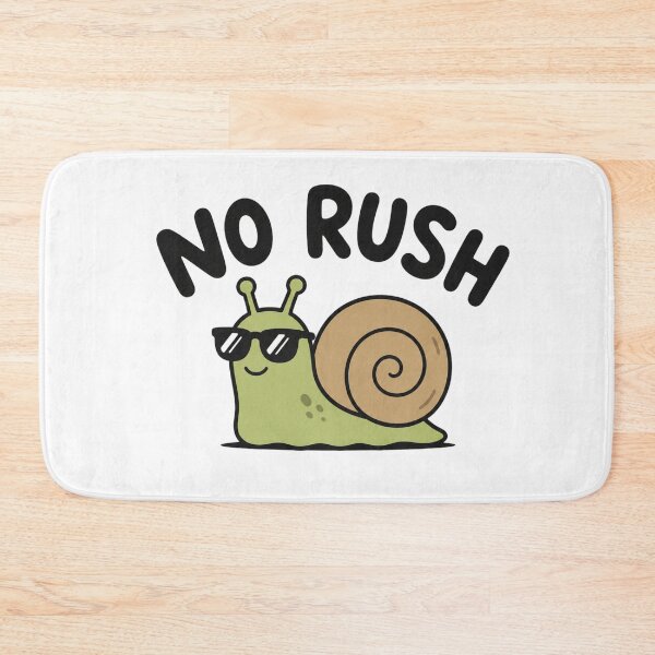 Item preview, no rush slow snail designed and sold by vecart34.