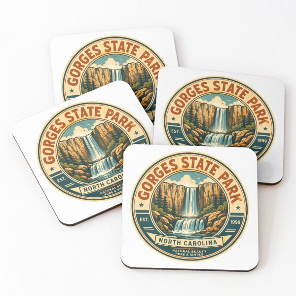 Item preview, Gorges State Park North Carolina Waterfall Hiker Traveler designed and sold by Simsimah26Parks.