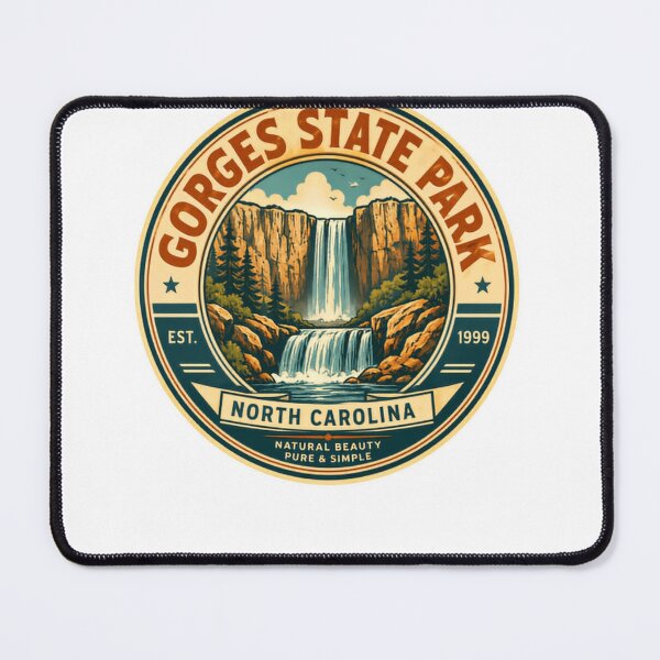 Item preview, Gorges State Park North Carolina Waterfall Hiker Traveler designed and sold by Simsimah26Parks.