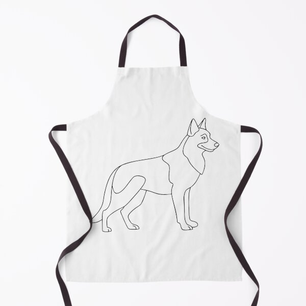 Item preview, German Shepherd Elegant Line Art Gift designed and sold by OneLine Studio.
