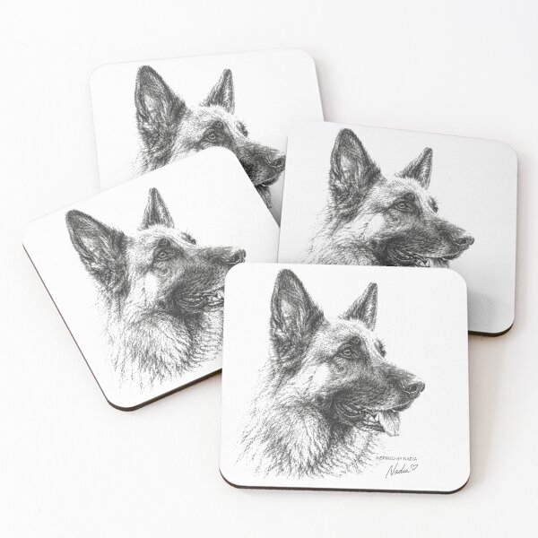 Item preview, Inspired Dog Sketch Collection #007 | German Shepherd designed and sold by PH Creator Studio.